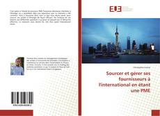 Buchcover von Sourcer et gérer ses fournisseurs à l'international en étant une PME