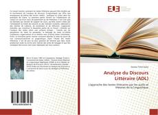 Analyse du Discours Littéraire (ADL) kitap kapağı