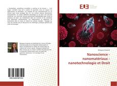 Обложка Nanoscience - nanomatériaux - nanotechnologie et Droit
