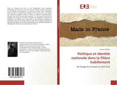 Capa do livro de Politique et identité nationale dans la filière habillement 