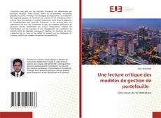 Couverture de Une lecture critique des modèles de gestion de portefeuille