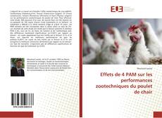 Capa do livro de Effets de 4 PAM sur les performances zootechniques du poulet de chair 