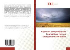 Enjeux et perspectives de l’agriculture face au changement climatique kitap kapağı