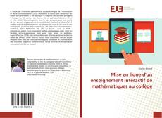 Buchcover von Mise en ligne d'un enseignement interactif de mathématiques au collège