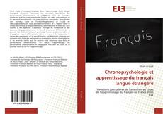 Couverture de Chronopsychologie et apprentissage du français langue étrangère