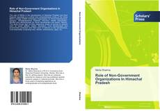 Capa do livro de Role of Non-Government Organizations In Himachal Pradesh 
