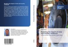 Buchcover von Modeling the impact of mine and country variations