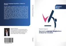 Capa do livro de Second Language Acquisition: A Need for Context 