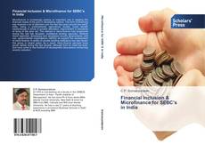 Copertina di Financial inclusion & Microfinance for SEBC’s   in India