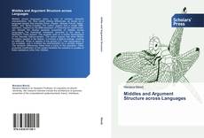 Middles and Argument Structure across Languages kitap kapağı