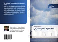 Capa do livro de The Evaluation of Hydrocarbon Contamination of Soil 