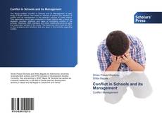 Capa do livro de Conflict in Schools and its Management 