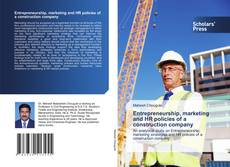 Portada del libro de Entrepreneurship, marketing and HR policies of a construction company