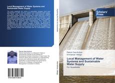 Bookcover of Local Management of Water Systems and Sustainable Water Supply