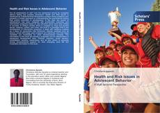 Portada del libro de Health and Risk Issues in Adolescent Behavior