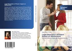 Couverture de Legal Separation of Parent: Impact on Adolescents