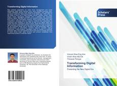 Copertina di Transforming Digital Information