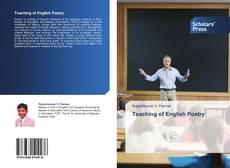 Couverture de Teaching of English Poetry