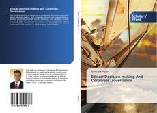 Copertina di Ethical Decision-making And Corporate Governance
