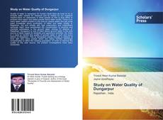 Copertina di Study on Water Quality of Dungarpur