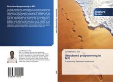 Bookcover of Structured programming in MPI