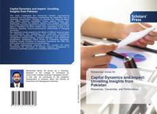 Portada del libro de Capital Dynamics and Impact: Unveiling Insights from Pakistan