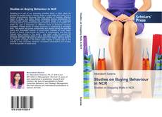 Couverture de Studies on Buying Behaviour in NCR