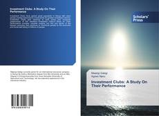 Buchcover von Investment Clubs: A Study On Their Performance