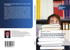 Capa do livro de Preventive & Control Measures of Library Crime & Vandalism 