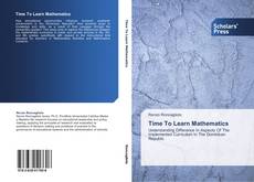 Copertina di Time To Learn Mathematics