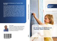 Capa do livro de An Analysis of Influences on Teachers' Math Planning 