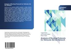 Portada del libro de Analysis of Routing Protocols for Vehicular Ad-hoc Network