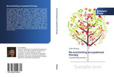 Re-enchanting occupational therapy kitap kapağı