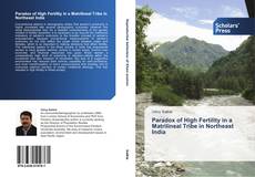 Buchcover von Paradox of High Fertility in a Matrilineal Tribe in Northeast India