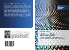 Buchcover von Interference Effects In Restricted Systems