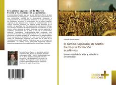 Buchcover von El camino sapiencial de Martín Fierro y la formación académica