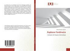 Explorer l'ordinaire kitap kapağı