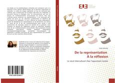 Buchcover von De la représentation À la réflexion
