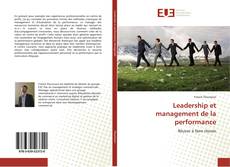 Leadership et management de la performance kitap kapağı