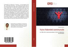 Buchcover von Faire l'identité communale