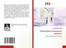 Interactions contenant-contenu kitap kapağı