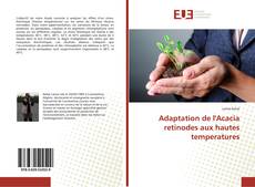Adaptation de l'Acacia retinodes aux hautes temperatures kitap kapağı