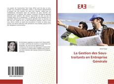 Capa do livro de La Gestion des Sous-traitants en Entreprise Générale 