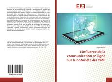 Buchcover von L'influence de la communication en ligne sur la notoriété des PME