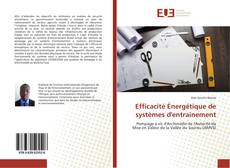 Efficacité Énergétique de systèmes d'entrainement kitap kapağı