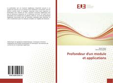 Portada del libro de Profondeur d'un module et applications