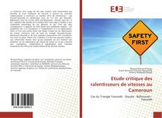 Capa do livro de Etude critique des ralentisseurs de vitesses au Cameroun 