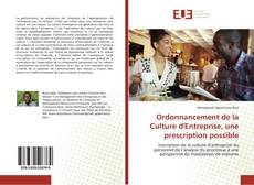 Copertina di Ordonnancement de la Culture d'Entreprise, une prescription possible