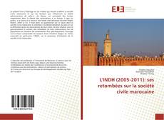 Capa do livro de L'INDH (2005-2011): ses retombées sur la société civile marocaine 