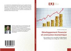 Capa do livro de Développement financier et croissance économique 